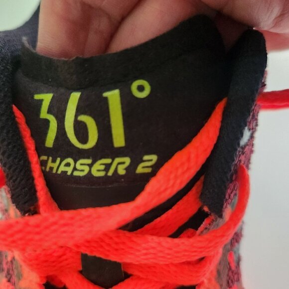 361 Degrees Chaser 2 Neon Workout Sneakers Size 10 - Picture 7 of 11